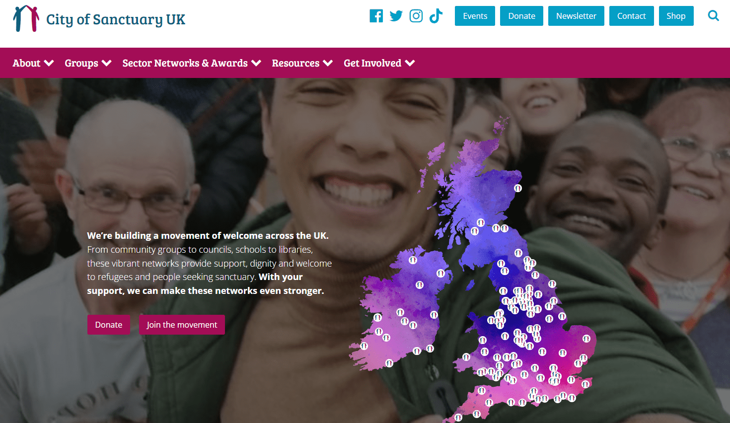 City of Sanctuary home page