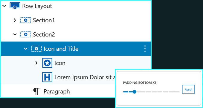 Nested section in section 2 styling with extra small bottom padding