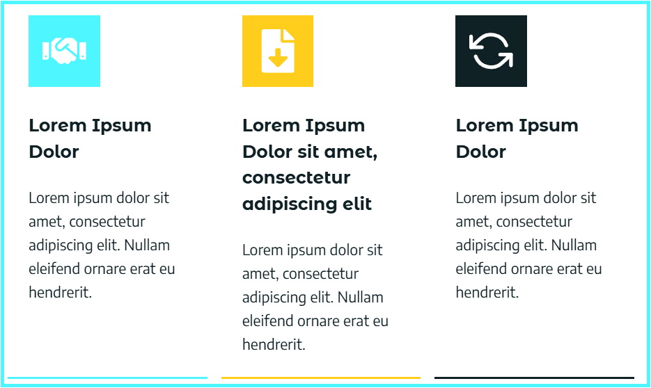 Kadence row layout tablet layout with balanced spacing